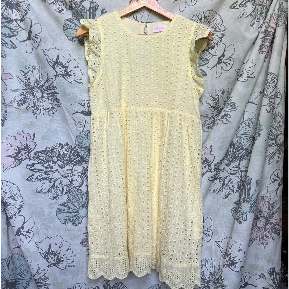 💛Yellow Mini Dress with Shorts Underneath💛